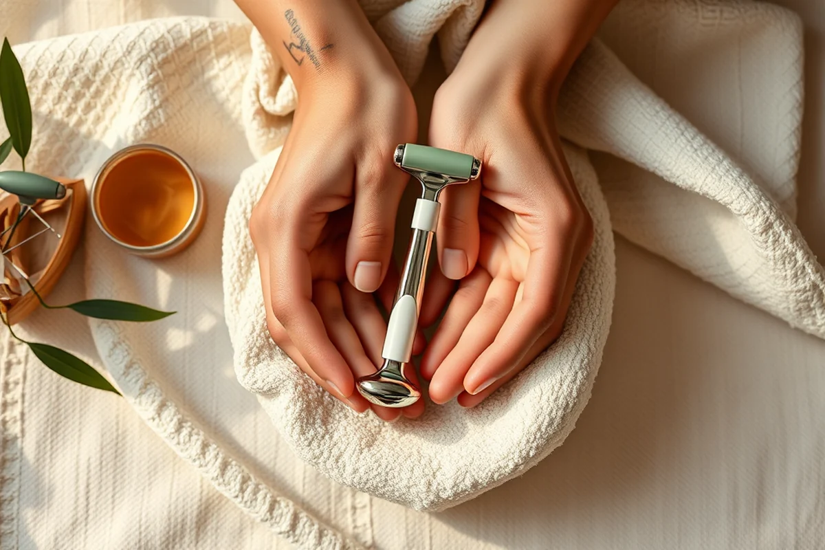 face derma roller at home — Face Derma Roller At Home (the finished result)